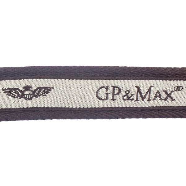 Heavy Webbing with Logo Ribbon Man Cotton Belt (SR-13964)
