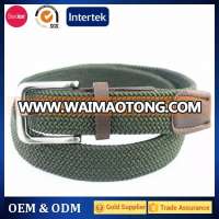 2017 Military color polyester elastic webbing knitted belts