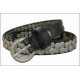 Metallic Style Genuine Leather Fashion Belt