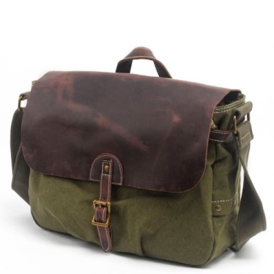 100% Cotton Canvas Messenger Man Shoulder Laptop Satchel Bag (RS -6001P)