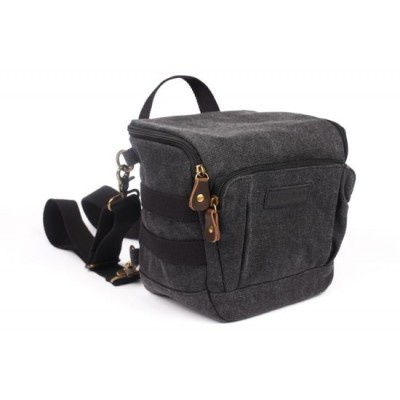 Washed Canvas Fashionable Camera Digital Waterproof Shockproof Bag (RS-PL16043)