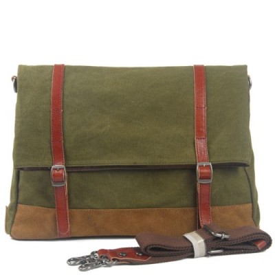 Washed Canvas Shoulder Bag (RS-8587B)