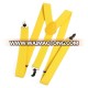 New trendy Yellow PU suspender for adult brand new suspenders