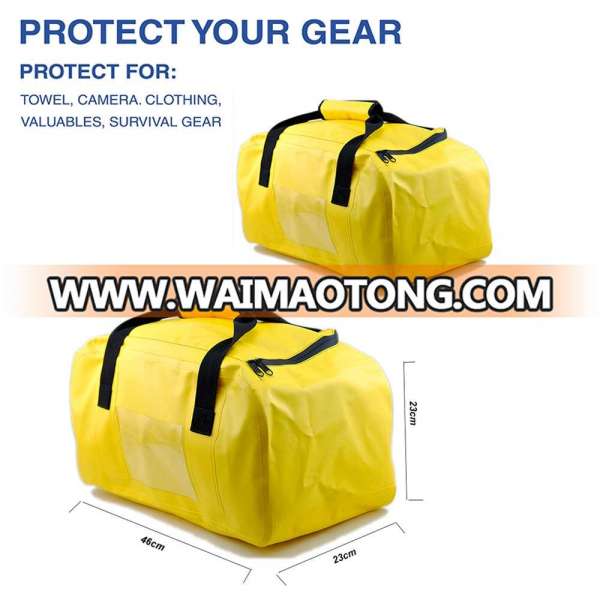 Shenzhen promotion waterpoof dry bag travel luxury duffle hand bags for women men