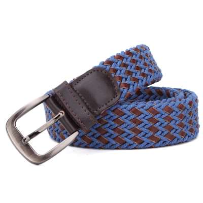 High Quality Leather and Cotton String Braided Man Belt (RS-131256B)