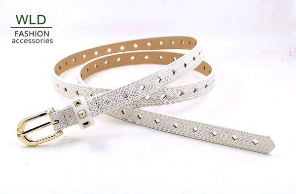 New Style Embroidery Fashion PU Belt Ky6231