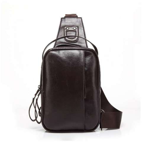 Men′s Leather Waist Bag / Chest Pack Bag (8900)