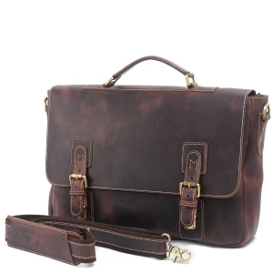 Full Grain Leather Vintage Hand Bag Briefcase (RS- MK8015)