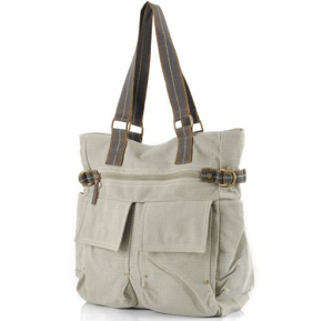 Leisure Canvas Bag Shoulder Bag Fashion Grey for Lady′s Clothes (RS-RT0045)