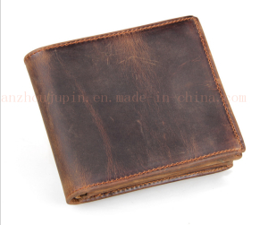 Custom Compact Leather Billfold Purse Wallet for Promotional Gift